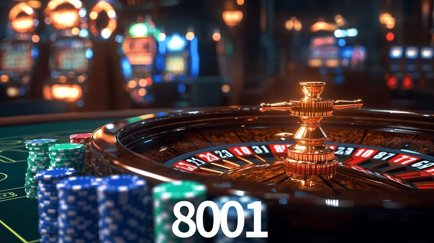 Sinta a adrenalina dos jogos de cassino com 8001